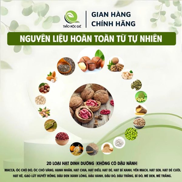 Ngũ Cốc Thảo Mộc Quê 500g - Food Thức Ăn Hạt Ngũ Cốc Granola ngucoc dinh dưỡng - Hình ảnh 9