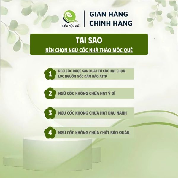 Ngũ Cốc Thảo Mộc Quê 500g - Food Thức Ăn Hạt Ngũ Cốc Granola ngucoc dinh dưỡng - Hình ảnh 7